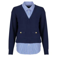 Lauren Ralph Lauren Pulóverek SWEATER-PULLOVER Tengerész EU M női pulóver, kardigán