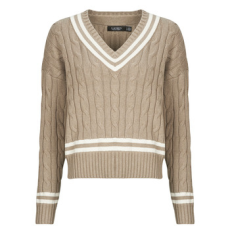 Lauren Ralph Lauren Pulóverek TEDURPH-LONG SLEEVE-PULLOVER Bézs EU L