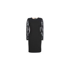 Lauren Ralph Lauren Rövid ruhák LACE PANEL JERSEY DRESS Fekete US 0