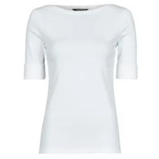 Lauren Ralph Lauren Rövid ujjú pólók JUDY-ELBOW SLEEVE-KNIT Fehér EU XXL