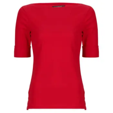 Lauren Ralph Lauren Rövid ujjú pólók JUDY-ELBOW SLEEVE-KNIT Piros EU L