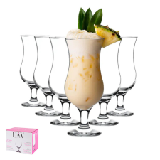  LAV 6 db üveg koktél pohár készlet 390 ml Fiesta FST577 bögrék, csészék