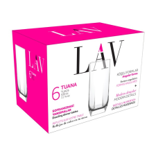 LAV tuana long drink 330ml koktélos pohár szett 6 darabos lv-tua25f bögrék, csészék