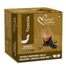  Lavazza A Modo Mio kompatibilis kávékapszula Venezia Arabica (16db) kávé