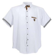  LAVECCHIA férfi ing 1128 oversize, Fehér 7XL férfi ing