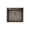 LAVEO Operis MARMARA Inox mosogató: egymedencés, Szín: grafit, SAM_510T