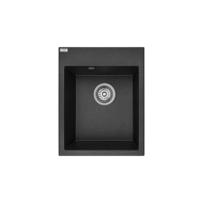 LAVEO (PICO) Gránit mosogató: egymedencés, fekete mosogatótálca