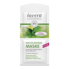 Lavera - Bio Mint mélytisztító maszk, 2x5 ml arcpakolás, arcmaszk