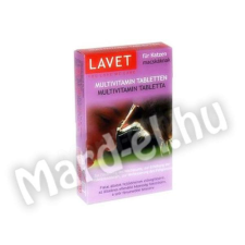  Lavet Multivitamin cica 50db vitamin, táplálékkiegészítő macskáknak