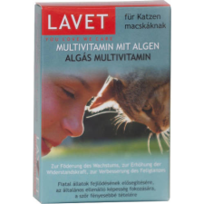 Lavet Multivitamin Mit Algen - Vitamin készítmény (algás) macskák részére 40g/50db tbl. vitamin, táplálékkiegészítő macskáknak