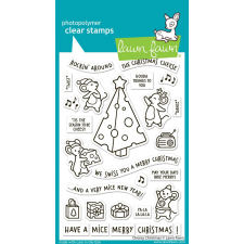 Lawn Fawn Cheesy Christmas Szilikonbélyegző LF3500 Clear Stamps (1 csomag) bélyegző