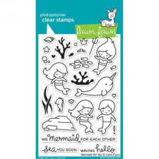 Lawn Fawn Szilikonbélyegző LF1167, Clear Stamps / Mermaid For You (1 db) bélyegző