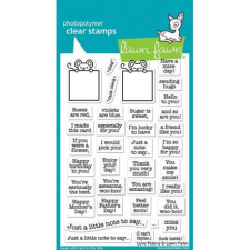 Lawn Fawn Szilikonbélyegző LF2167, Clear Stamps / Love Poems - (1 csomag) bélyegző