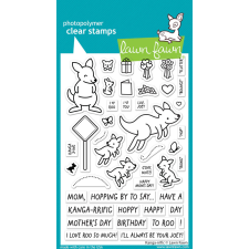 Lawn Fawn Szilikonbélyegző LF3344 - kanga-rrific - Clear Stamps (1 csomag) bélyegző