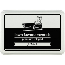 Lawn Fawn Tintapárna LF1302, Pigment Ink Pad / Jet Black - Fekete (1 db) bélyegző