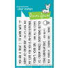 Lawn Fawn Treat Cart Sentiment Add-on Szilikonbélyegző LF3413 Clear Stamps (1 csomag)