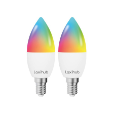 Laxihub Smart LED izzó 4,5W 350lm 6500K E14 - RGBW (2db) izzó