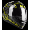 Lazer Integrált motoros sisak Lazer Rafale Darkside fekete-szürke-fluo sárga