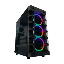 LC POWER 709B Solar System X Gaming (ATX, ablakos, fekete) számítógép ház