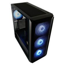 LC POWER 804B Obsession X Gaming Case ARGB Tempered Glass Black számítógép ház