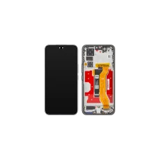  LCD kijelzőmodul Honor 400 Pro-hoz, Éjfekete mobiltelefon, tablet alkatrész