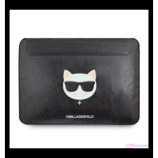 LCD Partner Apple MacBook Air/Pro Karl Lagerfeld Leather Choupette ügy fekete tok és táska