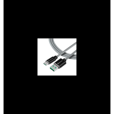 LCD Partner Tactical Gyors kötél aramid töltőkábel USB-A - USB-C 1m szürke mobiltelefon kellék