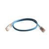  LCS3 patch kábel RJ45-RJ45 Cat6 árnyékolt (F/UTP) LSZH (LSOH) 0,5 méter kék d: 4,2 AWG28 Leg.051540