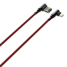 LDNIO LS422 USB-A - Lightning kábel 2.4A 2m pirso-fekete (5905316143272) kábel és adapter