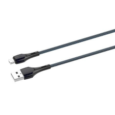 LDNIO LS521 USB-A - Micro USB kábel 2.4A 1m szürke-kék (5905316143586) kábel és adapter