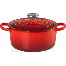 Le Creuset Signature 20cm Öntöttvas főzőedény - Piros (21177200602430) sütés és főzés