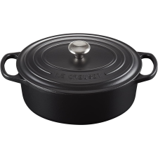 Le Creuset Signature 29cm Öntöttvas Főzőedény 4.7L - Fekete (21178290000430) edény