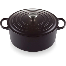 Le Creuset Signature kerek Öntöttvas Sütőtál 30 cm - Fekete edény