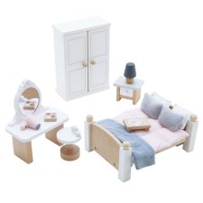Le Toy Van Daisylane hálószobabútor készlet babaházakhoz játékbaba felszerelés