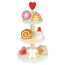 Le Toy Van játék lépcsőzetes kínáló állvány desszertekkel konyhakészlet