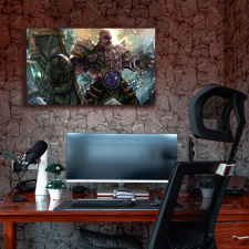 League of Legends | Braum - Vászonkép grafika, keretezett kép