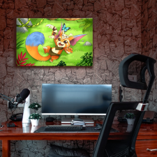 League of Legends | Gnar - Vászonkép grafika, keretezett kép