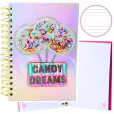 lean Candy Dreams holografikus A5-ös vonalas jegyzetfüzet, 90 lap – 21666 (21666) füzet