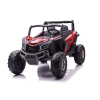 LEAN CARS 24V Buggy UTV-MX 4 motoros 4x60W Elektromos kisautó 2.4GHz szülői távirányítóval, nyitható ajtóval, EVA kerekekkel  Lakk Piros Pókember színű LCD Kijelzővel 7776