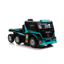 LEAN CARS Akkumulátoros autó Mercedes XMX622B kék LCD elektromos járgány