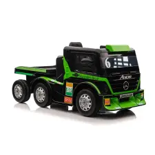 LEAN CARS Akkumulátoros autó Mercedes XMX622B zöld LCD elektromos járgány