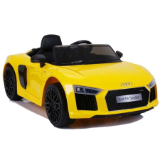 LEAN CARS Audi R8 Spyder Yellow Painting - Electric Ride On Car elektromos járgány