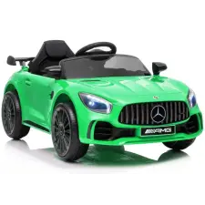 LEAN CARS Elektromos ráhajtható autó Mercedes AMG GT R zöld elektromos járgány