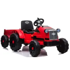 LEAN CARS Elektromos traktor CH9959 Piros elektromos járgány