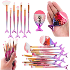 lean Hableány Farok Smink Ecsetkészlet 11db Szivárvány – 25238 (25238) smink kiegészítő