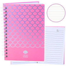 lean Holografikus Méretekkel Vonalas Jegyzetfüzet Rózsaszín A6 80 Lapos – 21687 (21687) füzet