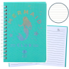 lean Holografikus sellő türkiz vonalas jegyzetfüzet, A6, 80 lap– 21685 (21685)