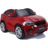 Lean Sport Bmw X6 M, 2 Személyes 12V Elektromos Kisautó 2Db (120W) Motorral 2.4Ghz Szülői Távirányítóval, Nyitható Ajtóval, Eva Kerekekkel Lakkozott Bordó 2844 (2844-uniw)
