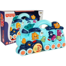 Lean Sport Interaktív Bébi Játék Mozdony Állat Hangok Kék 8497 (8497) készségfejlesztő