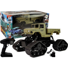 Lean Sport Katonai Lánctalpas Teherautó - Zöld (6956) autópálya és játékautó